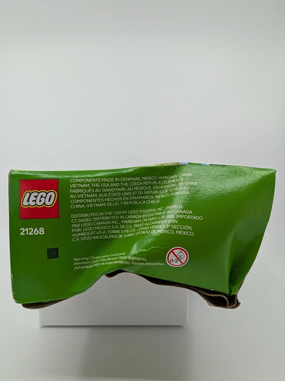 LEGO 21268 Minecraft The Baby Pig House, Sealed but Dented Box